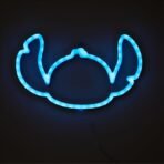 Disney Stitch Neon LED Wall Art – 6.8" x 11" Figural Light-Up Hanging Décor - Image 3
