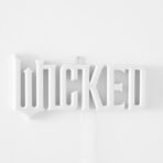Wicked the Movie Neon LED Hanging Wall Art, Decorative Lighting for Kids Bedroom & Playroom - Image 2