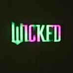Wicked the Movie Neon LED Hanging Wall Art, Decorative Lighting for Kids Bedroom & Playroom