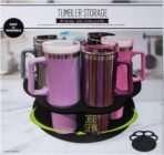Tumbler Spinner Storage Water Bottle Organizer, 360° Rotatable for Stanley Tumblers - Image 4