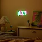 Wicked the Movie Neon LED Hanging Wall Art, Decorative Lighting for Kids Bedroom & Playroom - Image 4