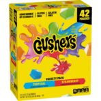 Gushers Strawberry & Tropical Variety Pack Snacks, 0.8 oz., 42 pk