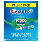 Crest Complete + Scope Outlast Ultra Toothpaste, 6.3 oz., 5 pk