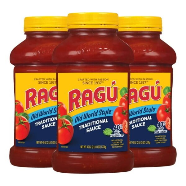 Ragu Old World Style Traditional Pasta Sauce, 45 oz., 3 pk.