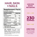 Nature's Bounty Hair, Skin, and Nails Vitamin Gummies With Biotin 230 ct. - Image 7