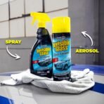 Invisible Glass 91164-2PK Premium Aerosol Glass Cleaner Spray for Car Windshields and Windows, Automotive and Home Window Cleaner, Streak-Free, Ammonia-Free, Tint-Safe – 19 oz (Pack of 2) - Image 2